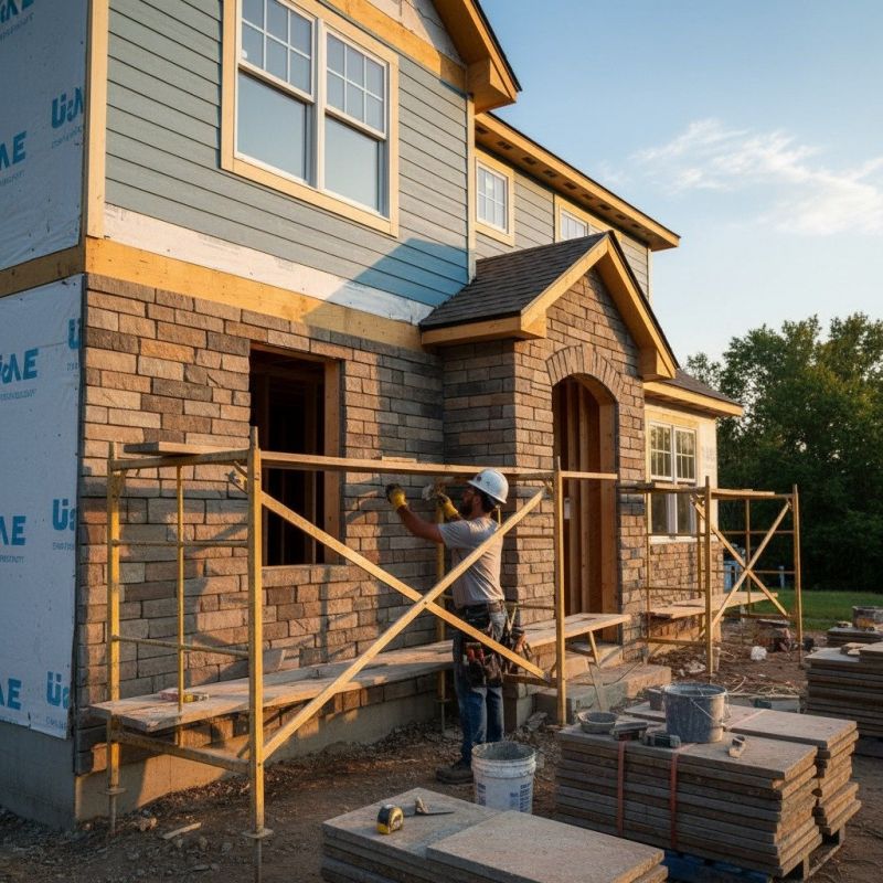 Brick Veneer Siding Installation detail