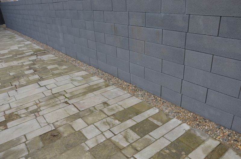 Concrete Blocks Installation detail