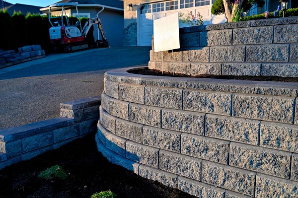 Stone Retaining Wall Repair in Findlay