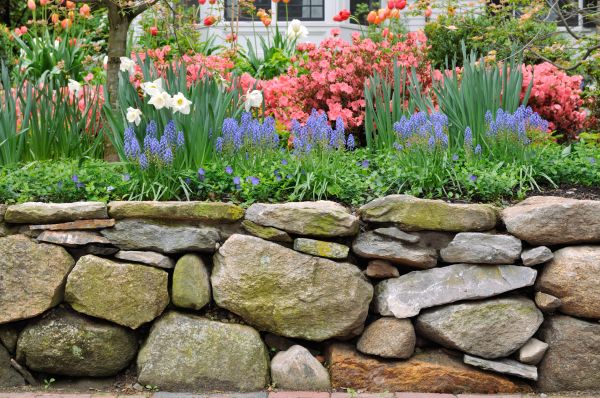 Stone Wall Hardscaping in Findlay