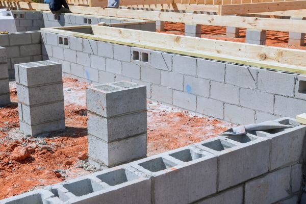Cement Block Installation in Findlay